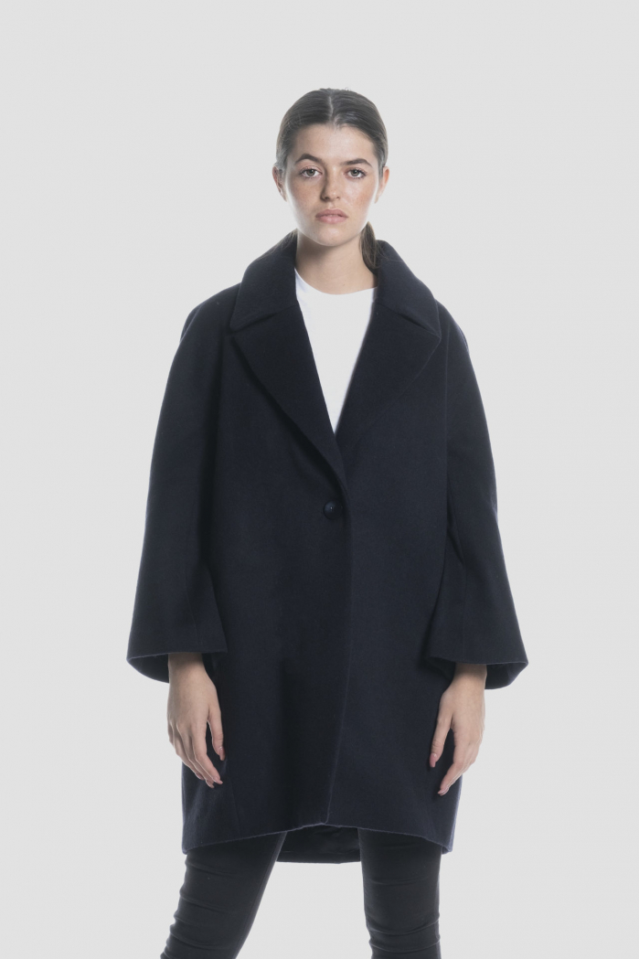 Willow 100% cashmere Navy Blue