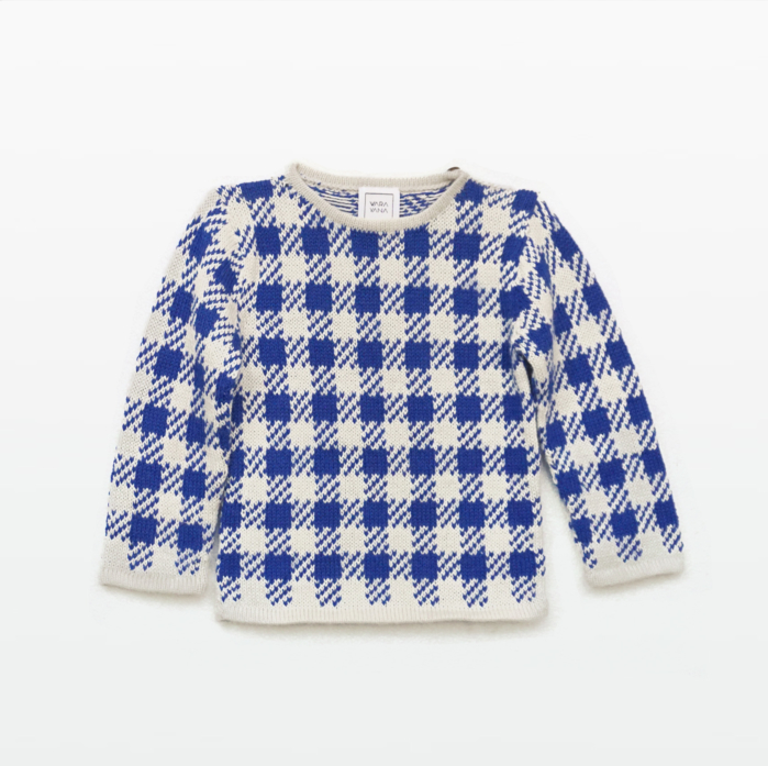 square_hand_made_baby_alpaca_sweater_winter_boy_girl_collection_luxury_warayana_blue