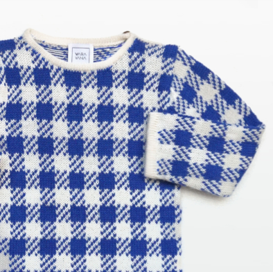 square_hand_made_baby_alpaca_sweater_winter_boy_girl_collection_luxury_warayana_blue