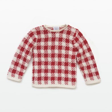 square_hand_made_baby_alpaca_sweater_winter_boy_girl_collection_luxury_warayana_red