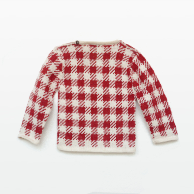 square_hand_made_baby_alpaca_sweater_winter_boy_girl_collection_luxury_warayana_red